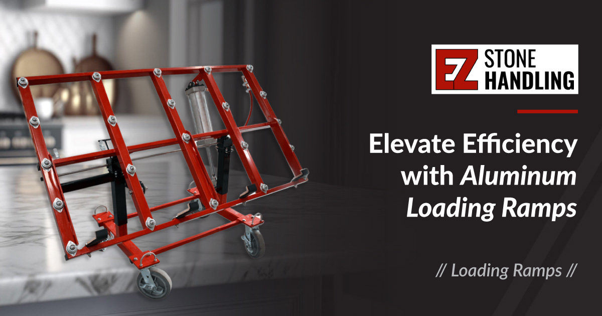 Aluminum Loading Ramps for Natural Stone Transportation